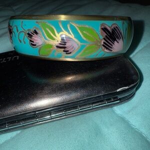 Floral Hand-Painted Bangle